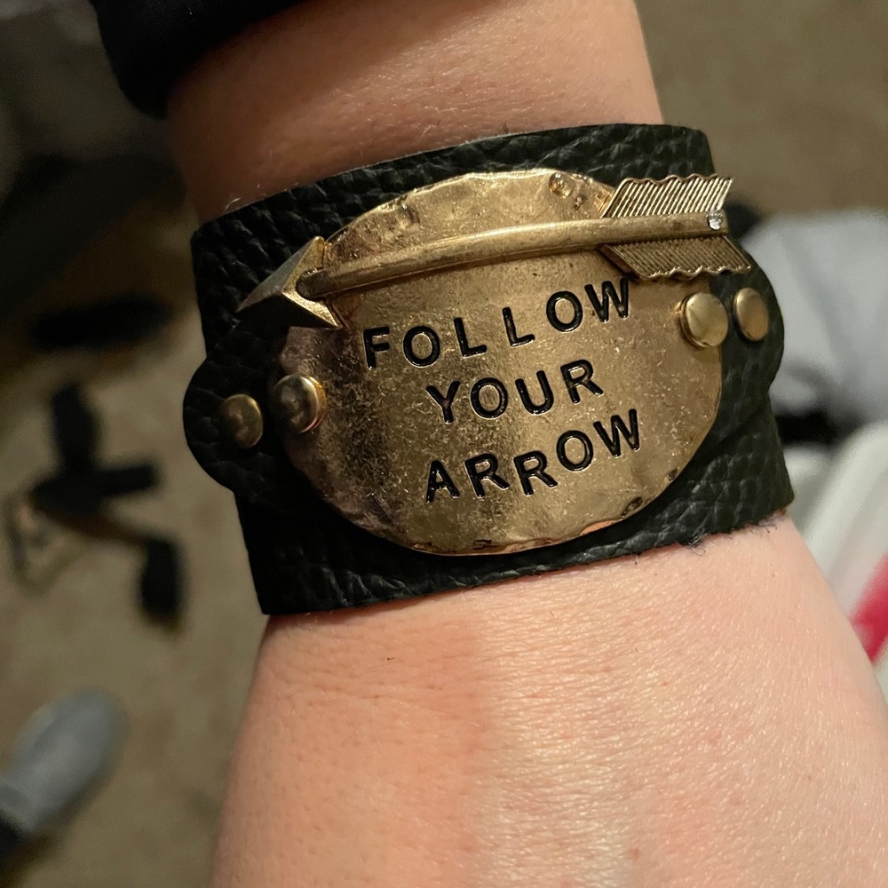 Faux leather bracelet - Picture 3 of 5